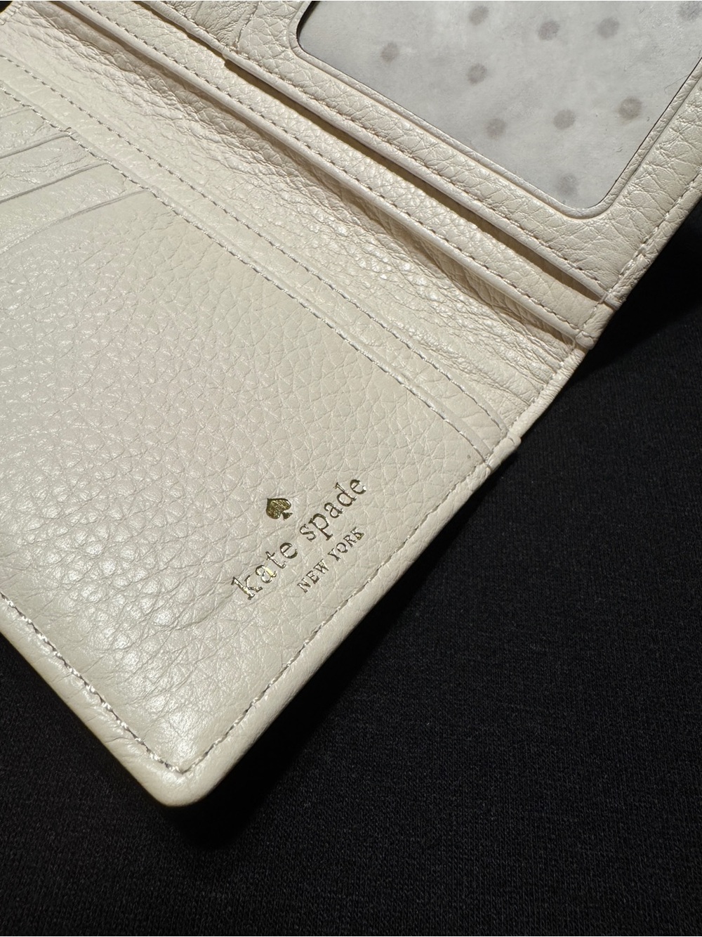 A Kate Spade Baby Blue Wallet with Gold Logo - Picture 5 of 7